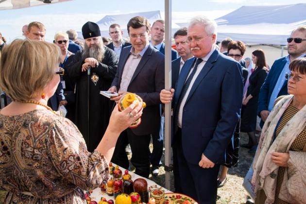 На празднике «Голос традиций в селе Хирино