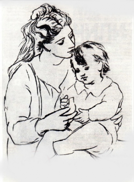 П. Пикассо «Мать и дитя»