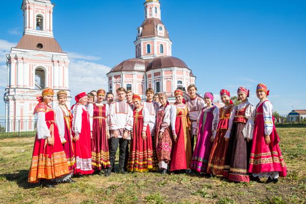 На празднике «Голос традиций» в селе Хирино